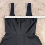 J. Crew Black Fit and Flare Dress Sleeveless Scoop Neck XS Minimalist‎ Y2K Girl Photo 1