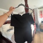 AQUA Black Strapless Romper Photo 2