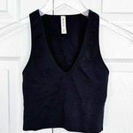 Athleta Black Aurora Seamless Crop Rib Tank Photo 0