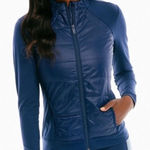 Southern Tide Josette Mixed Media Full Zip Athletic Jacket Photo 0