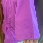 Zero Restriction Womens Small Purple Short Sleeve Golf Windbreaker Full Zip Prep Photo 3