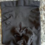 SKIMS  Black Left Leg Cut Out Shapewear Shorts Photo 3