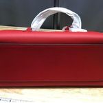 Michael Kors Sheila Large Multi-Function Tote Shoulder Handbag Purse- Bright Red Photo 5