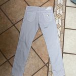 Guess Vintage slim fit Light Gray Jeans with Embroidered Logo zipped ankles Photo 6