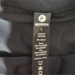 90 Degrees Athletic Shorts Black White Floral Design Size Large Photo 5