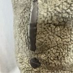 Simply Southern  gray and tan soft fuzzy Sherpa vest size small Photo 3