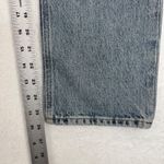 AGOLDE Riley High Rise Straight Leg Distressed Jeans Size 29 Light Wash Photo 3