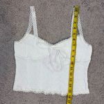 Edikted  Lacey Knit Tank Top White S Photo 6