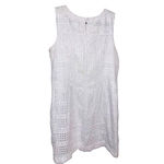 American Vintage Vintage White Eyelet Dress Size 10 Sleeveless Lace Crochet Romantic Dainty Boho Photo 10