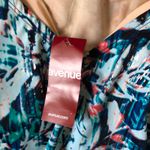 Avenue  NWT Women's Blue Multi Swimsuit Tankini Top Size  28 Photo 5