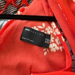 ASOS  DESIGN Flutter Sleeve‎ Floral Mini Dress Red Sz 10 Photo 3