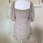 ZARA  Polka Dot Ruched Dress Photo 2