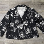 Christopher & Banks  Black and White Patterned Jacket Photo 0