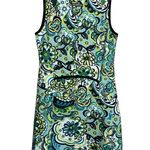 Nuu Muu Blue and Green Colorful Floral Athletic Exercise Athleisure Dress Size M Photo 2