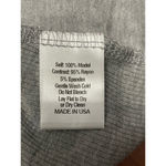 Ink Love And Peace Womens Tunic Top Gray Short Sleeve High Low Key Hole Modal L Size L Photo 7