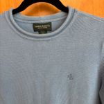 Lauren Jeans Co. Women's Blue Knit Crew Neck Long Sleeve Casual Sweater Photo 2