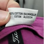 Titleist  Women's Purple Yellow Embroidered Spellout Adjustable Golf Cap Hat Photo 8