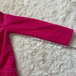 ZARA Jacket Corduroy Blazer Double Breasted Button Front Long Sleeve Pink S/M Photo 11