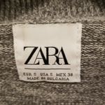 ZARA 💕💕 Long Sleeve Swetshirt Top ~ Marled Grey Small EUC Photo 5