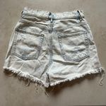 PacSun Capri Blue Denim High Waisted Icon Shorts Size 25 Photo 4