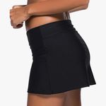 Rekita Women Swim Skirt Solid Color Waistband Skort Photo 2