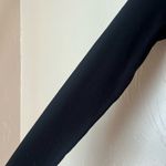 Reformation  Jayden rib Henley Black Long Sleeve Top size S Photo 5