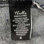 Thrill Denim Distressed Always 100 Jean Jacket Blue Size M Photo 4
