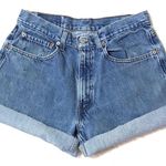 Levi’s Women’s High Waisted Vintage Levi Denim Jean Shorts 550 W33 Mom Shorts Festival Coachella Photo 0