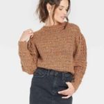 Universal Threads UNIVERSAL THREAD Brown Cropped Crewneck Sweater, M, NWT! Photo 9