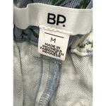 BP Shorts Pleated Front Side Pockets Button Zip Floral Print Blue Women's M NWT Photo 7