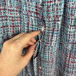 Talbots  Womens Multicolor Semi Sheer Long Sleeve Blouse Sz LP‎ | Colorful Office Photo 4