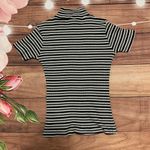 One Step Up 3/$22🌞  Striped Mock Neck Shirt Photo 3
