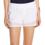 Lilly Pulitzer For Target shorts Women's XXL White Eyelet Lace Detail Resort Photo 0