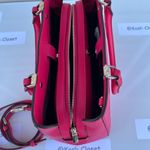 Kate Spade New York Bright Rose Leila Medium Triple Compartment Satchel Purse Photo 7