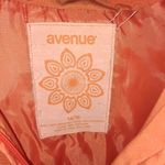 Avenue  Orange Quilted Full‎ Zip Vest Size 14/16 Photo 2