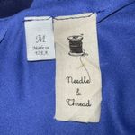 Needle & Thread Light and Dark Blue Chevron Print Slinky Mini Dress EUC Size M Photo 7