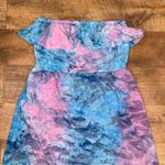 Band of Gypsies Strapless Tie Dye Maxi Dress Photo 3