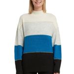 H by Halston NWT H HALSTON MOCK NECK LONG SLEEVE PULLOVER SWEATER IN MYKONOS BLUE Photo 1
