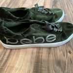 Bebe  size 7.5 green shoes Photo 1