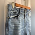 Judy Blue ‎ Skinny Fit Raw Hem Distressed Blue Jeans Sz 11/30 Stretch EUC! 0451 Photo 1