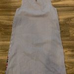 MSK embroidered tank style dress. Size: M. Blue Size M Photo 4