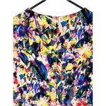 London Times  Floral Dress Size 10P Elastic Waist Short Sleeve Back Zip NWT Photo 7