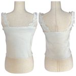 Aerie  Smocked tank top with ruffle sleeve Photo 9