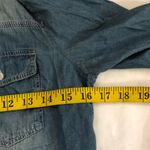 2000s western blue faded wash jean denim button Photo 4