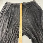 Torrid  Smocked Pants Womens L Black Knit Stretch Waist High Rise Pull On Casual Photo 9