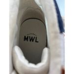 Madewell MWL High Top Sneakers White Leather Suede Brown Accents Size W 8 M 6.5 Photo 5