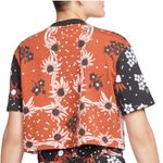 Nike Women’s Garden Party Mix Print Cotton T-Shirt Photo 2