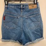 Vintage Ary Cooper High Rise Button Fly Junior Sz 5 Denim Shorts. 1857 Blue Photo 5
