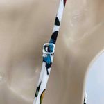 ASOS One Piece Swimsuit Women 8 White Butterfly Print Polyester Cinch Sides NWOT Photo 6