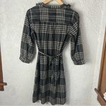 Banana Republic  Gingham Plaid Button Front Mini Dress Size 6 Photo 8